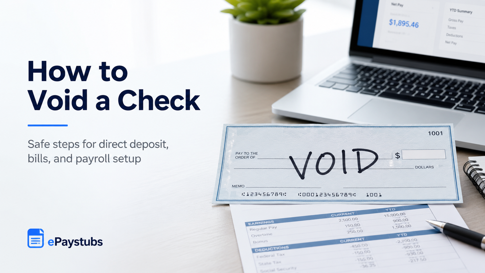 How to Void a Check for Direct Deposit: Safe Steps, Online Options, and Alternatives
